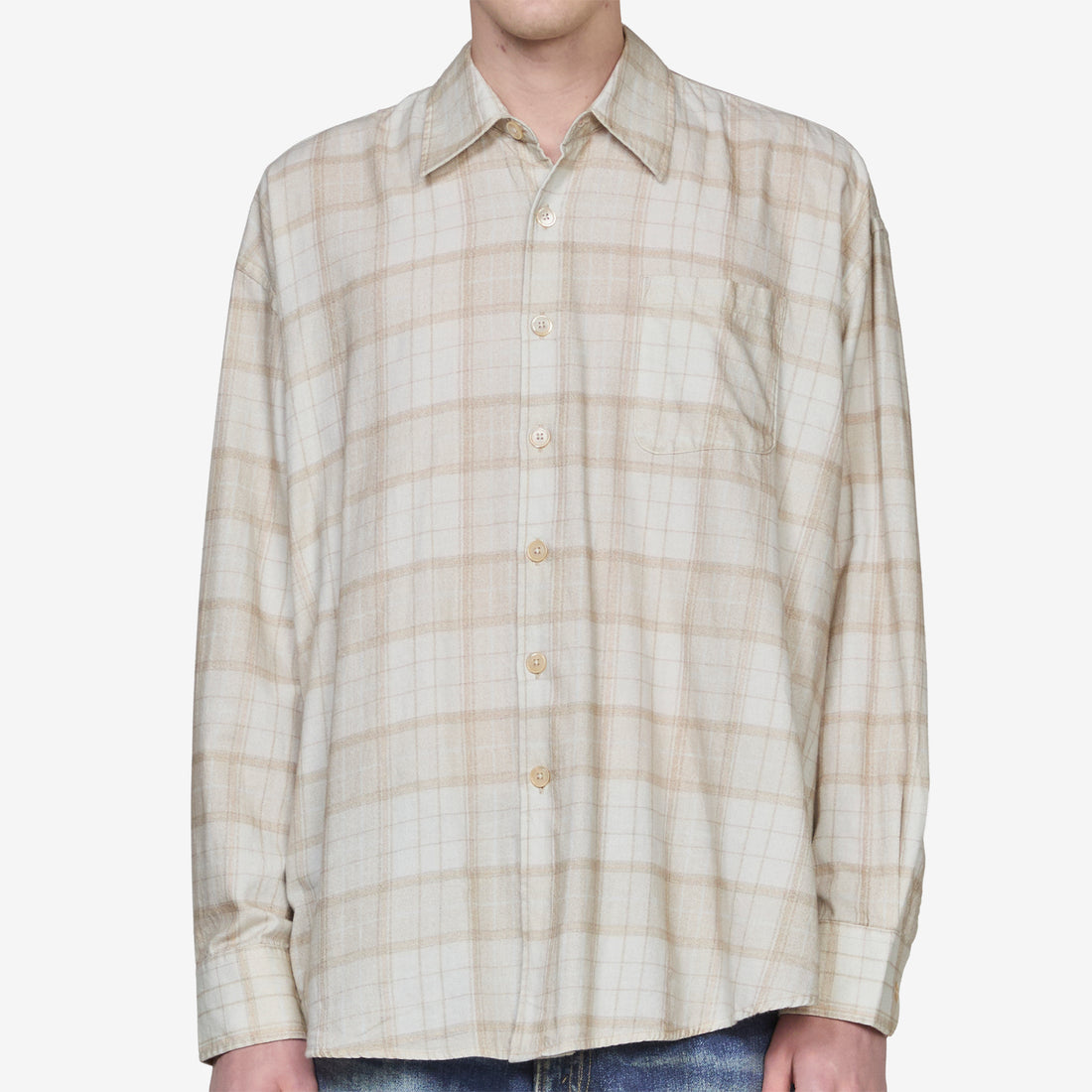 Borrowed Shirt Stella Check Print Shirts