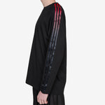 Y-3 Oversized Gradient Stripes Longsleeve T-Shirt Black