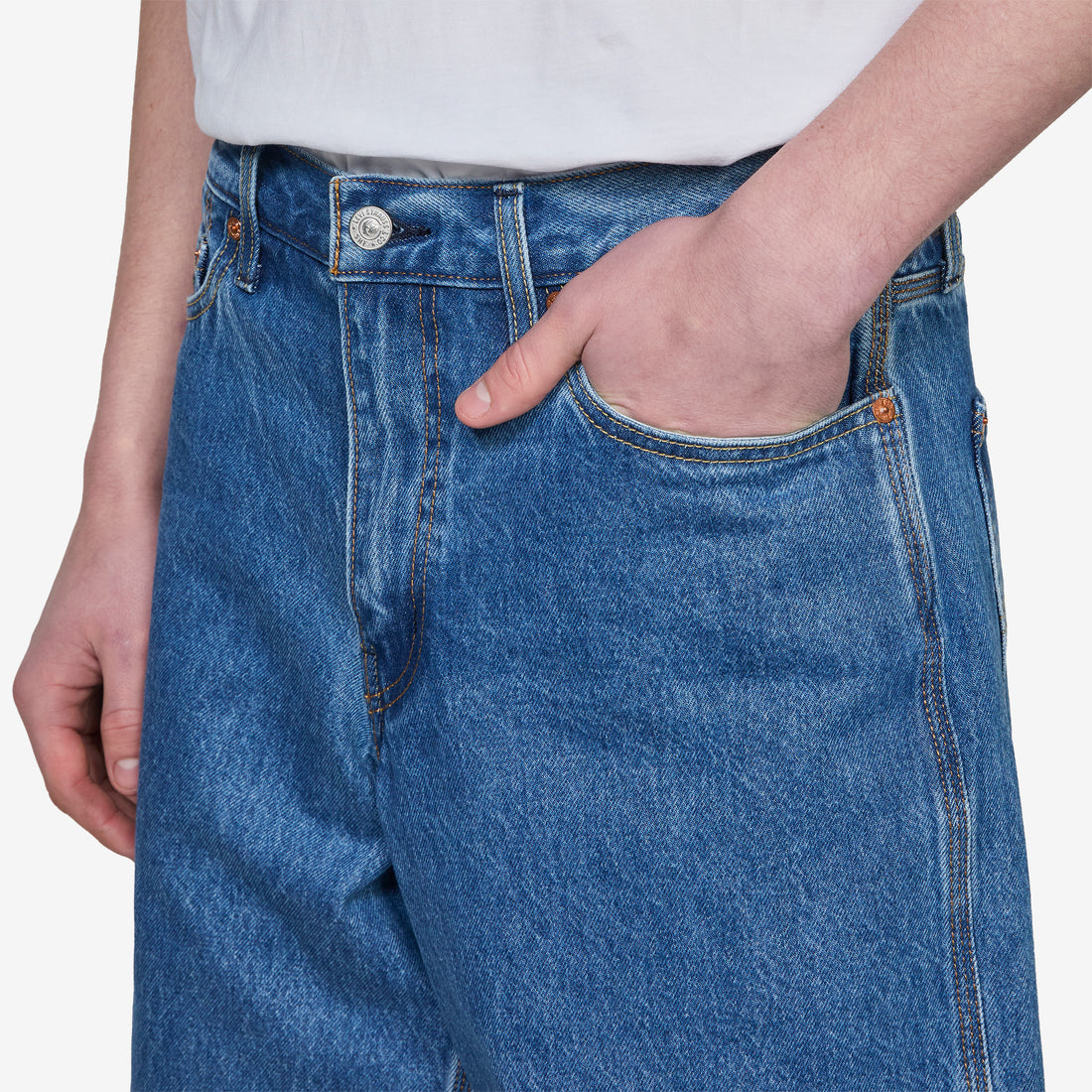 Sky High Farm x Baggy Utility Shorts Mid Stone Shorts