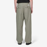 Pleated Trousers Washed Fatigue