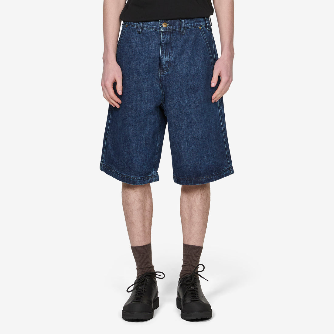 Work Shorts Worn Indigo Shorts