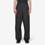 Patch Trousers Dark Grey Dry Wool