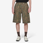 Overlock Stitch Fleece Shorts Forest Camo