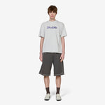 Overlock Stitch Fleece Shorts Washed Black