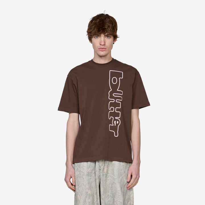 Warped T-Shirt Chestnut Front