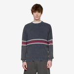 Break Knit Sweater Washed Navy