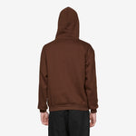Warped Pullover Hood Dark Brown
