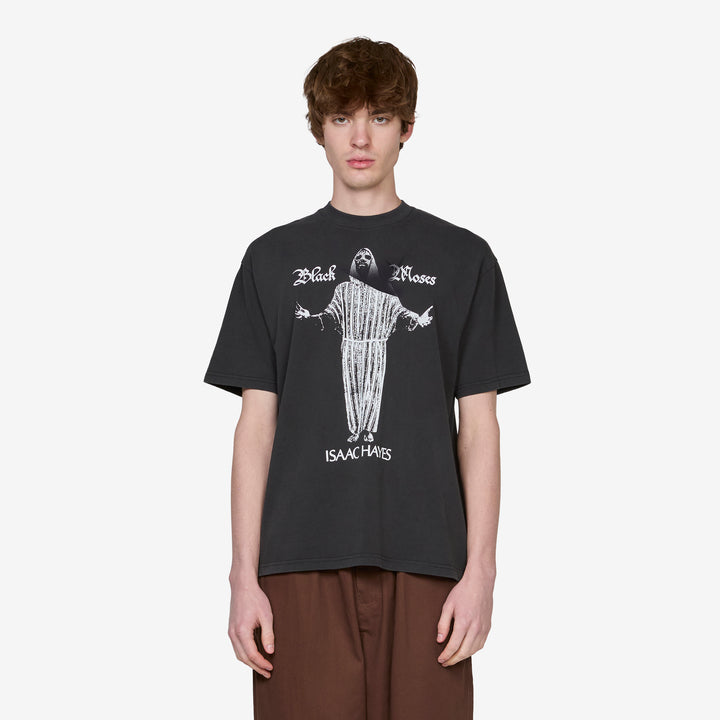 Black Moses T-Shirt Washed Black Front