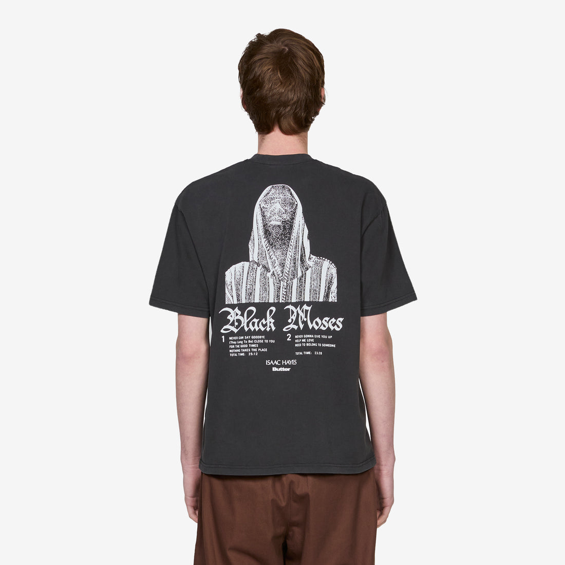 Black Moses T-Shirt Washed Black Tees