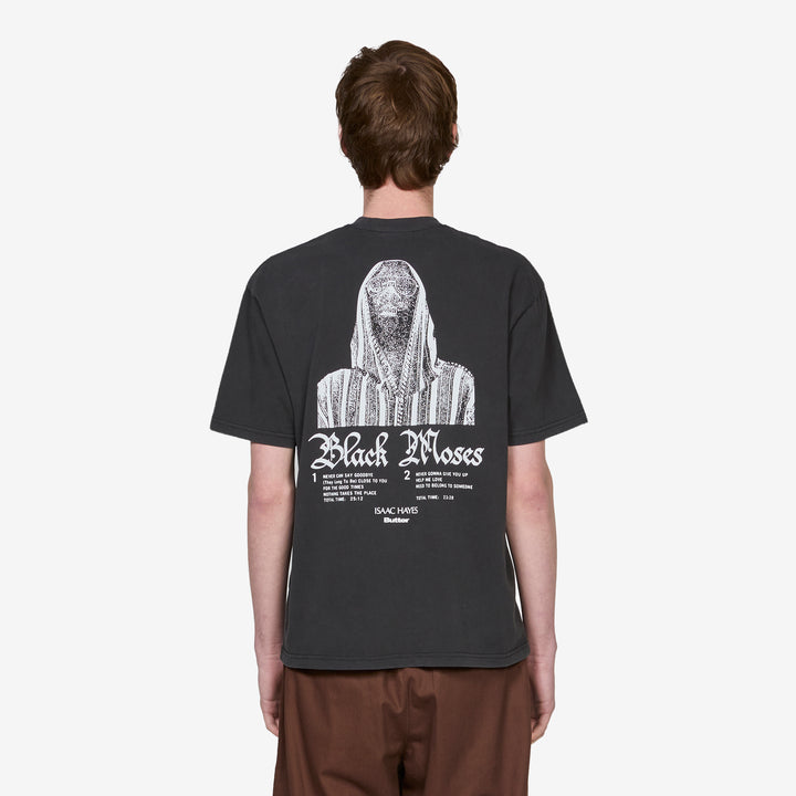 Black Moses T-Shirt Washed Black