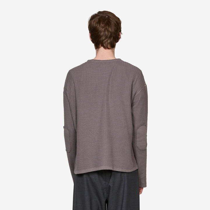 Reverse Rib Sweater Murkey Grey