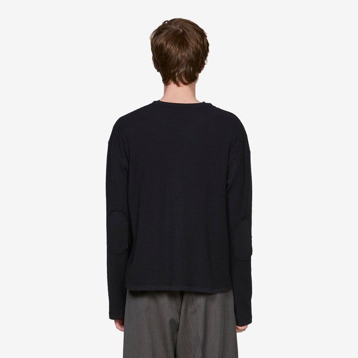 Reverse Rib Sweater Black