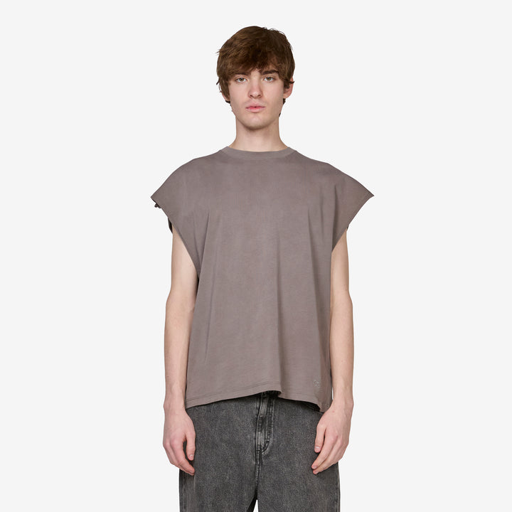Essentials Cutoff Tank Cave Stone Front