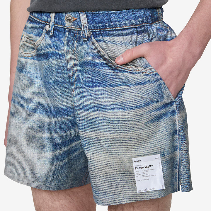 PeaceShell™ 5 Unlined Shorts Digital Denim