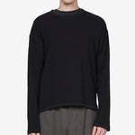 Reverse Rib Sweater Black
