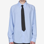 Banquet Tie Black Herringbone