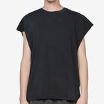 Essentials Cutoff Tank Black