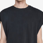 Essentials Cutoff Tank Black