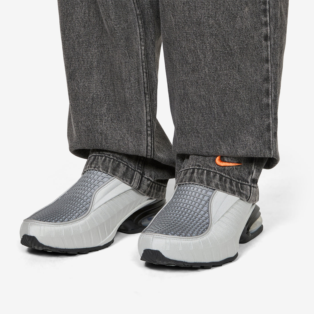 Sportswear Indigo Jeans Blue Denim | Haiind | Black | Safety Orange Pants