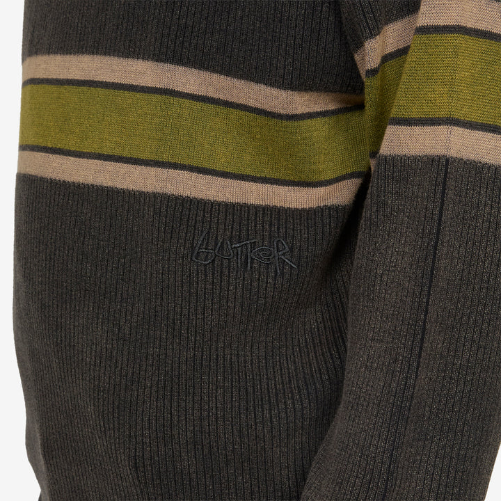 Break Knit Sweater Washed Black