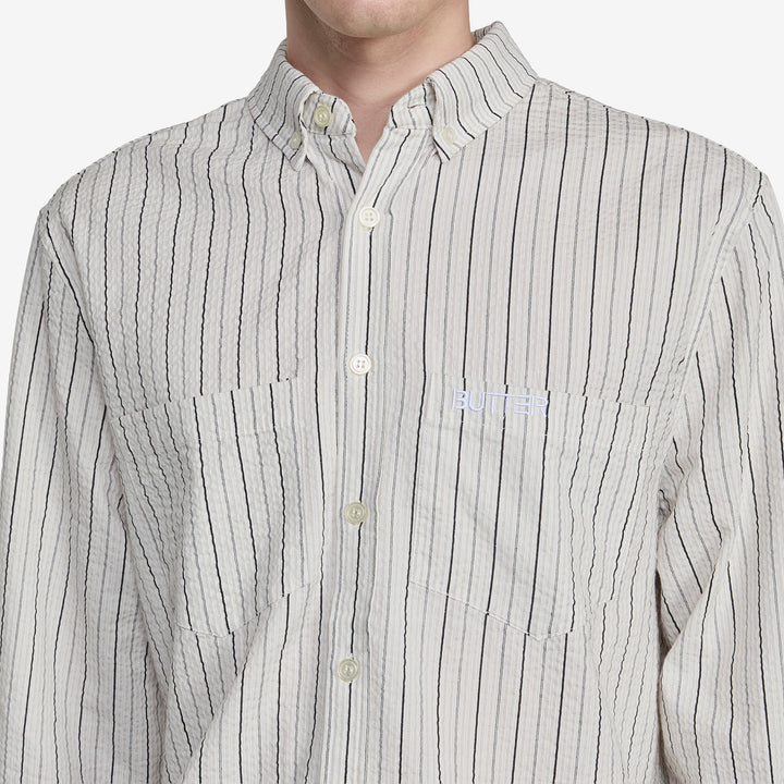 Seersucker Shirt White