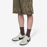 Overlock Stitch Fleece Shorts Forest Camo