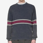 Break Knit Sweater Washed Navy