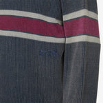 Break Knit Sweater Washed Navy