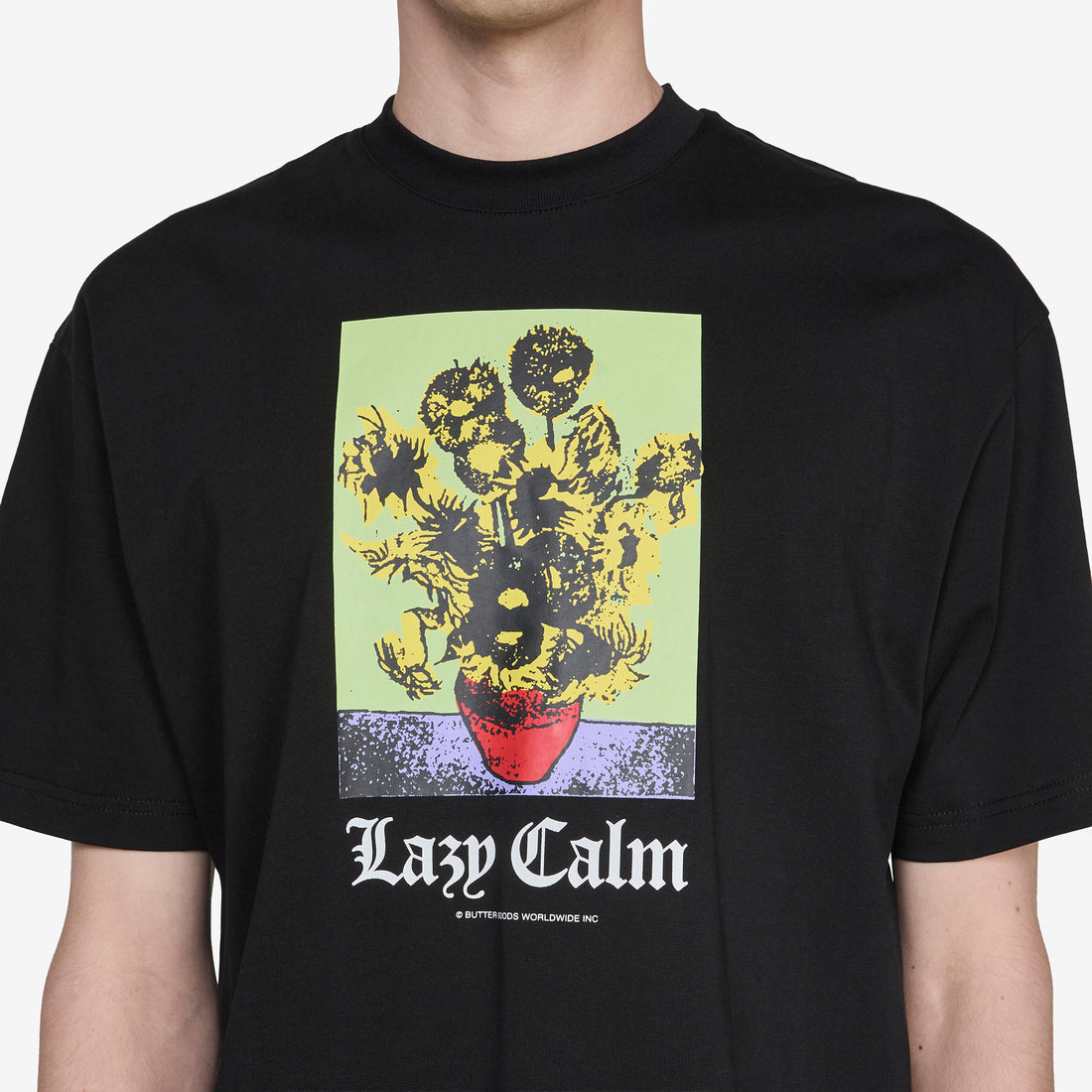 Lazy Calm T-Shirt Black Tees