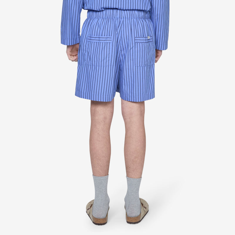 Cotton Poplin Pyjama Shorts Boro Stripes Shorts