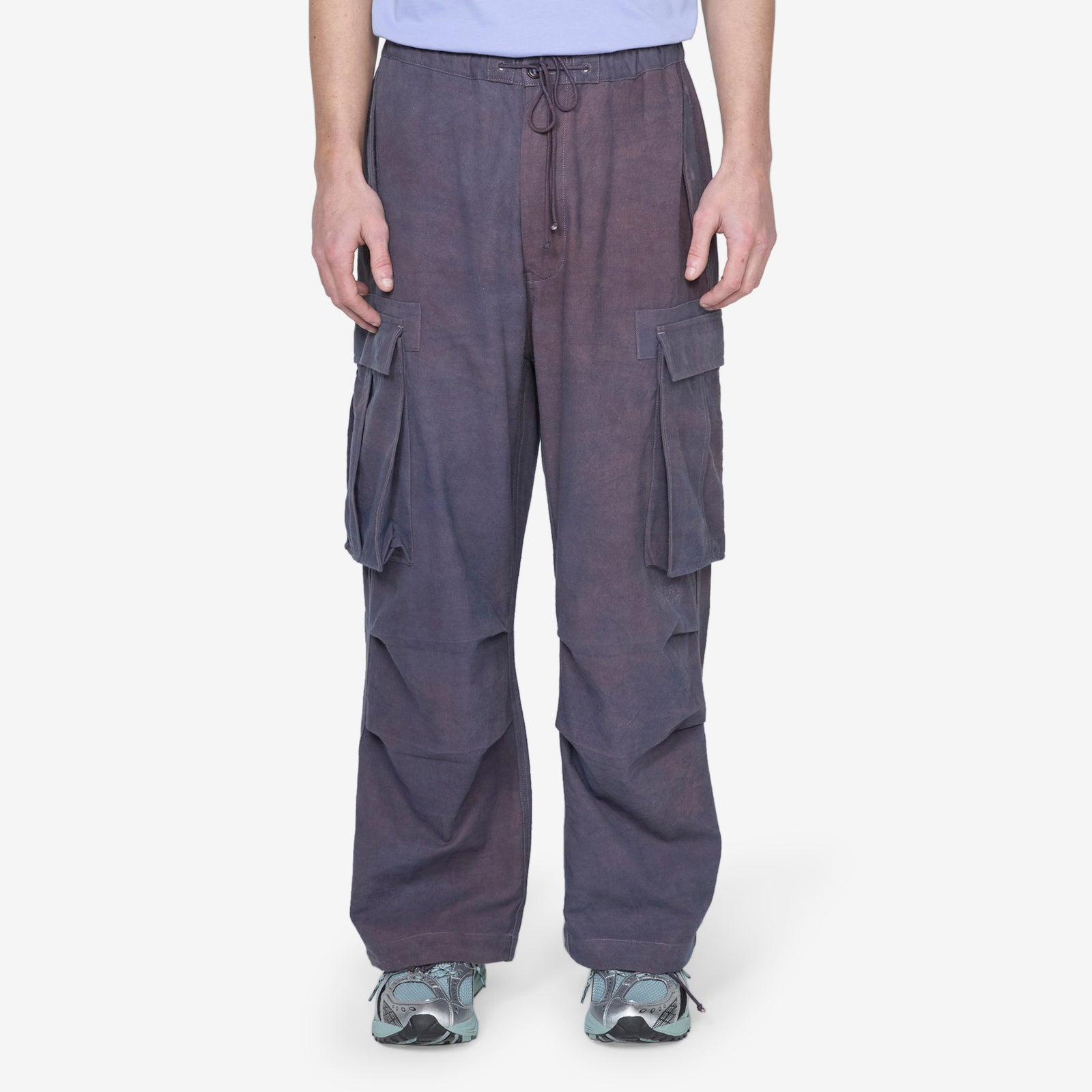 Peace Pant Purple Slub – Above The Clouds