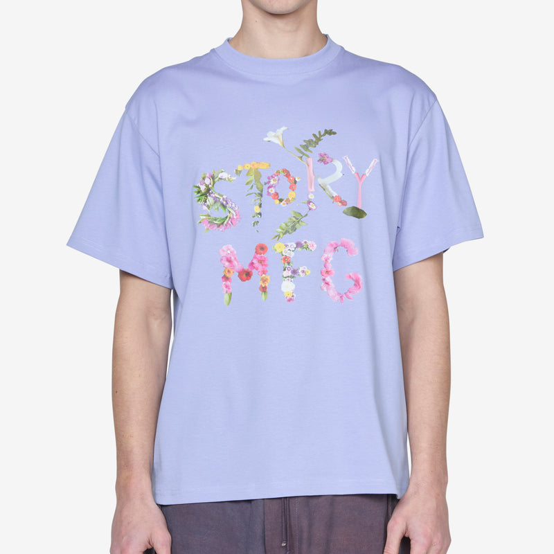 Grateful Short Sleeve T-Shirt Purple Flora Tees