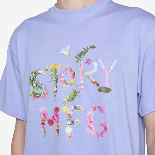 Grateful Short Sleeve T-Shirt Purple Flora Tees