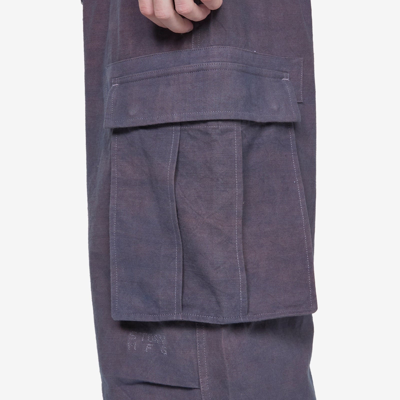 Peace Pant Purple Slub – Above The Clouds