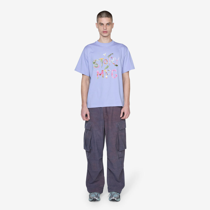 Grateful Short Sleeve T-Shirt Purple Flora Tees