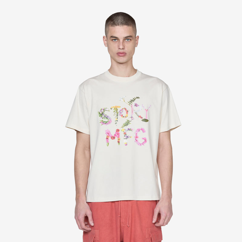 Grateful Short Sleeve T-Shirt Ecru Flora Tees