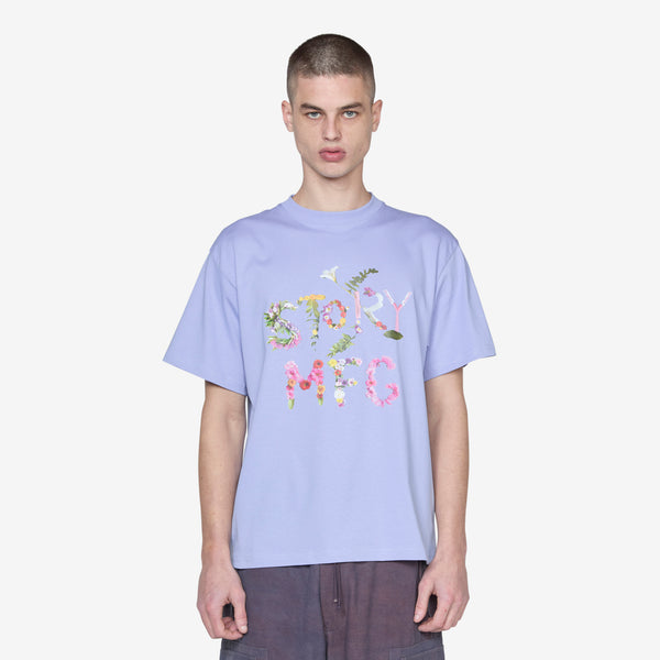 Grateful Short Sleeve T-Shirt Purple Flora Tees