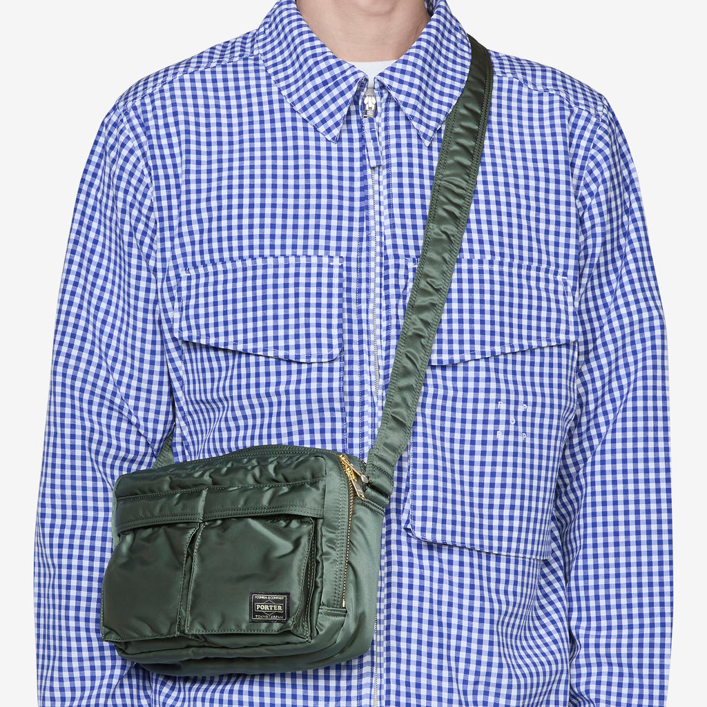 All New Tanker Sling Bag W-Zip Sage Green – Above The Clouds