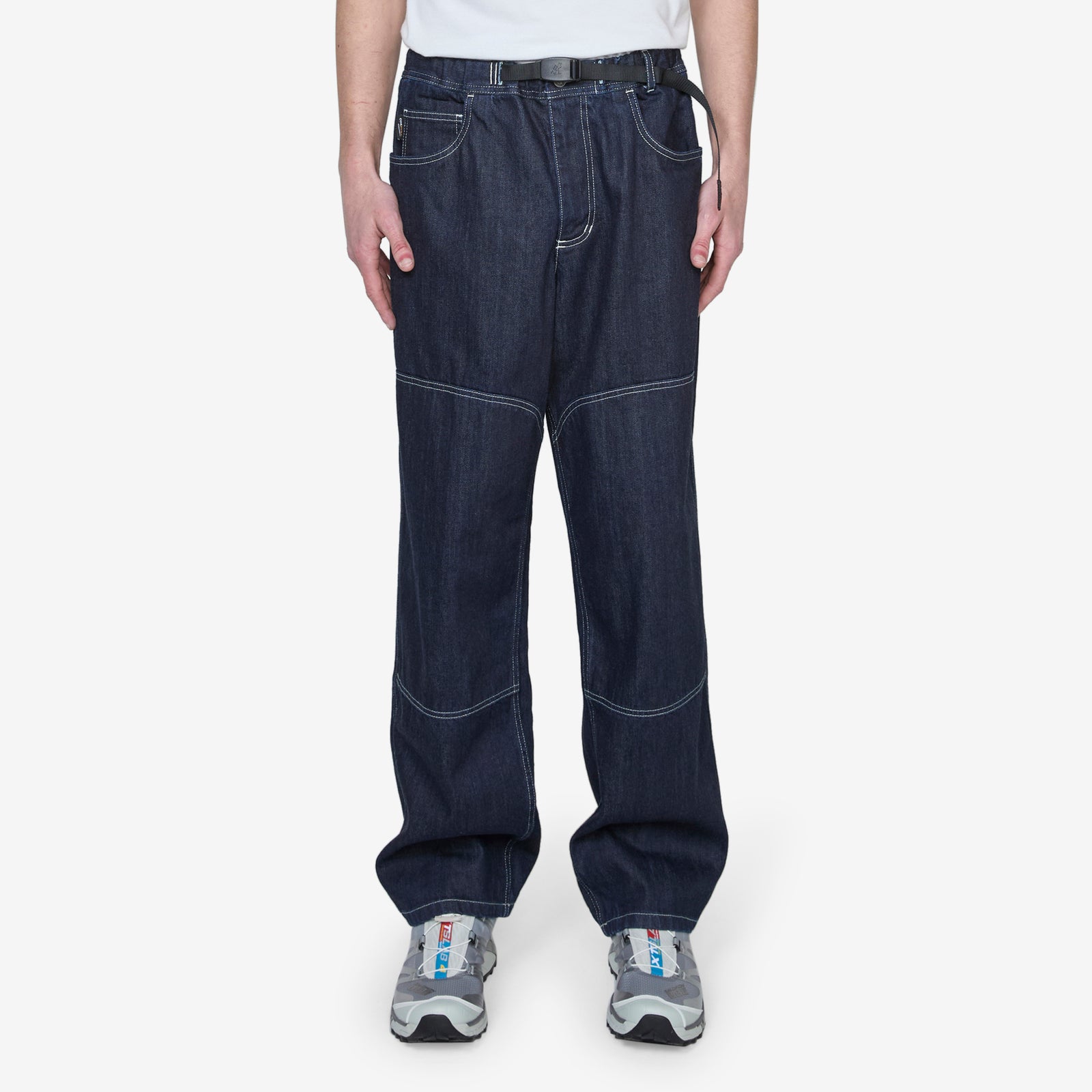 【後払い手数料無料】 Rinse Raw Pant Knee Double Meadows – Clouds The Above パンツ