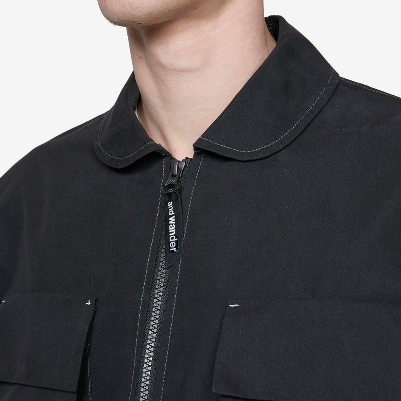 C/PE Twill Field Jacket Black Jackets