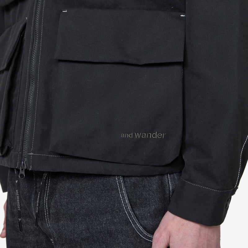 C/PE Twill Field Jacket Black Jackets