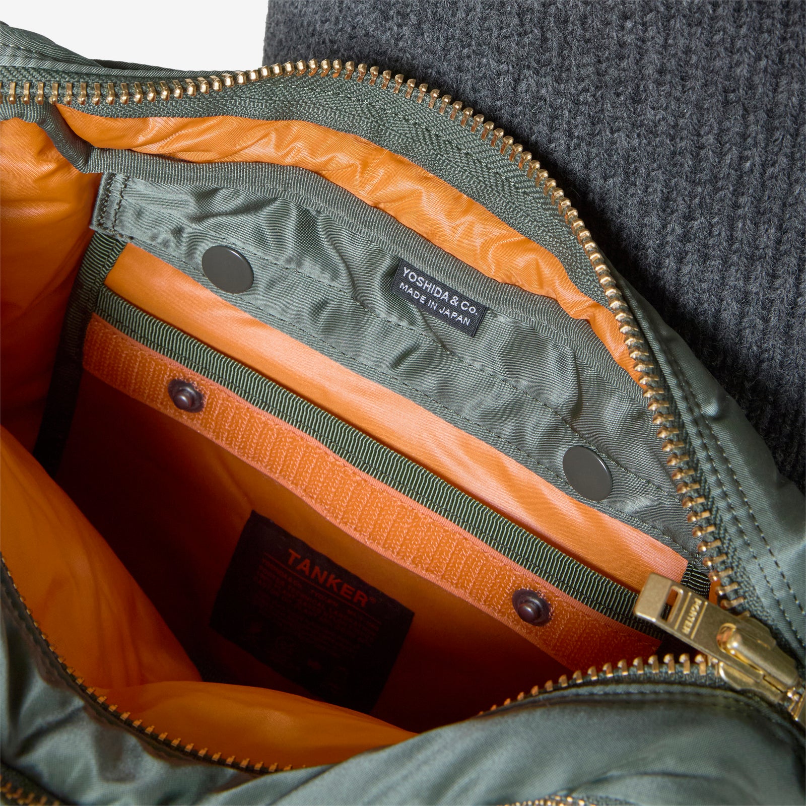 All New Tanker Sling Bag W-Zip Sage Green (L) – Above The Clouds