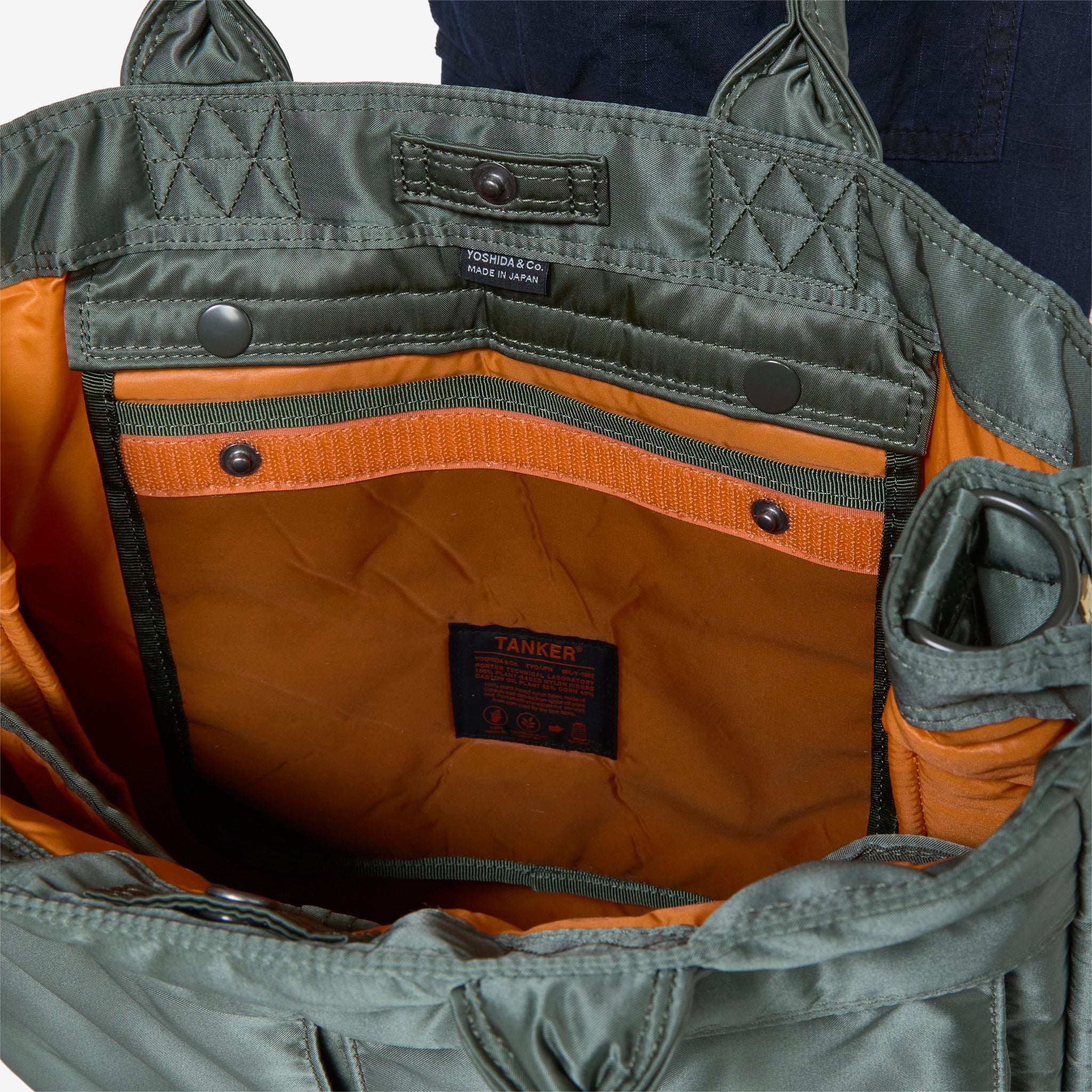 All New Tanker Carrying Tote Bag Sage Green – Above The Clouds