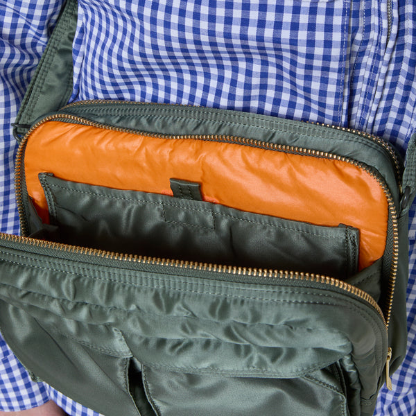 All New Tanker Sling Bag W-Zip Sage Green Bags