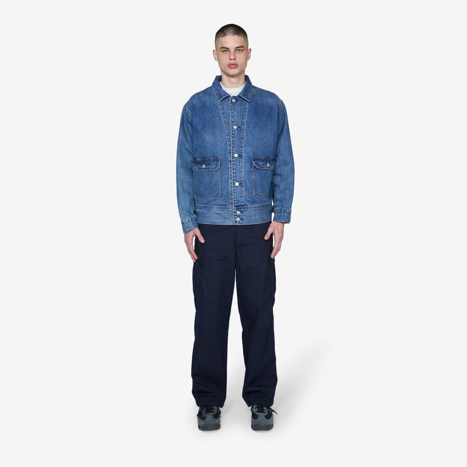 00S Midas Japanese Label Denim Jacket Archive Coated