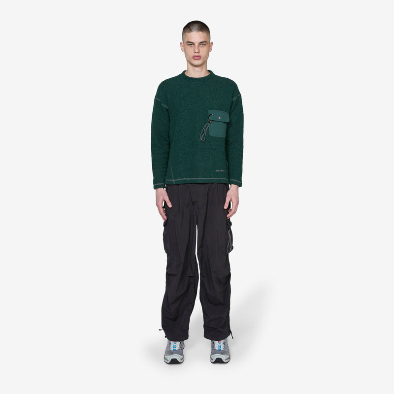 Re Wool JQ Crew Neck Green Jumpers