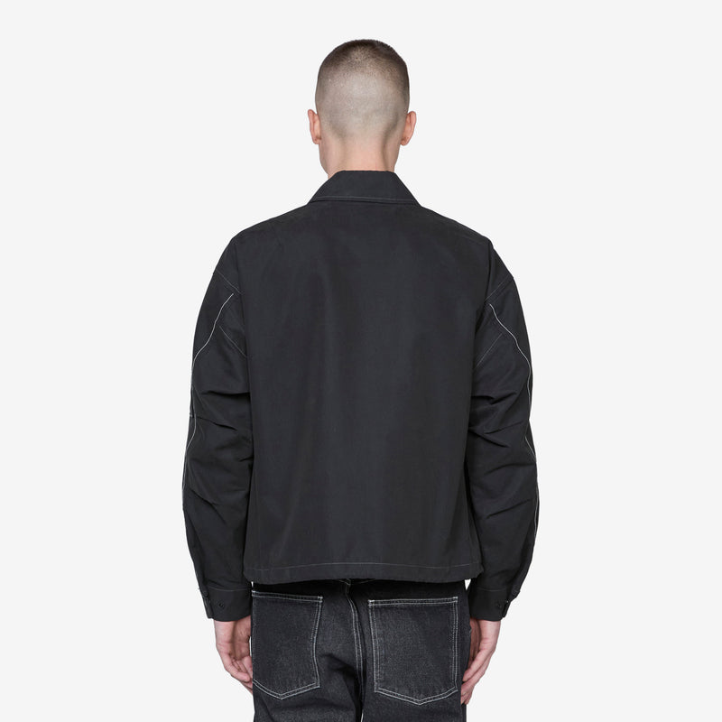 C/PE Twill Field Jacket Black Jackets