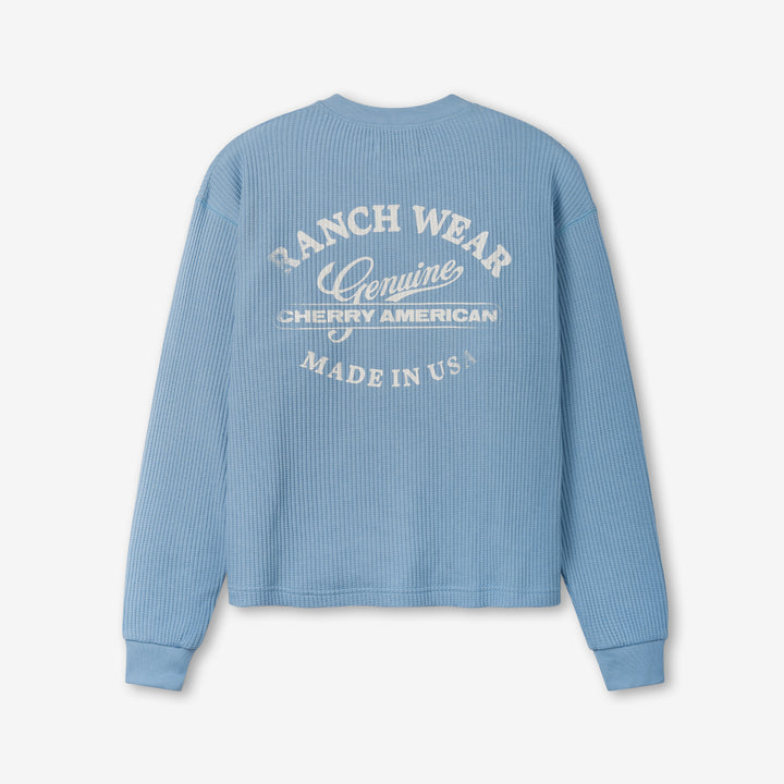 Ranchwear Boxy Thermal Sky Blue