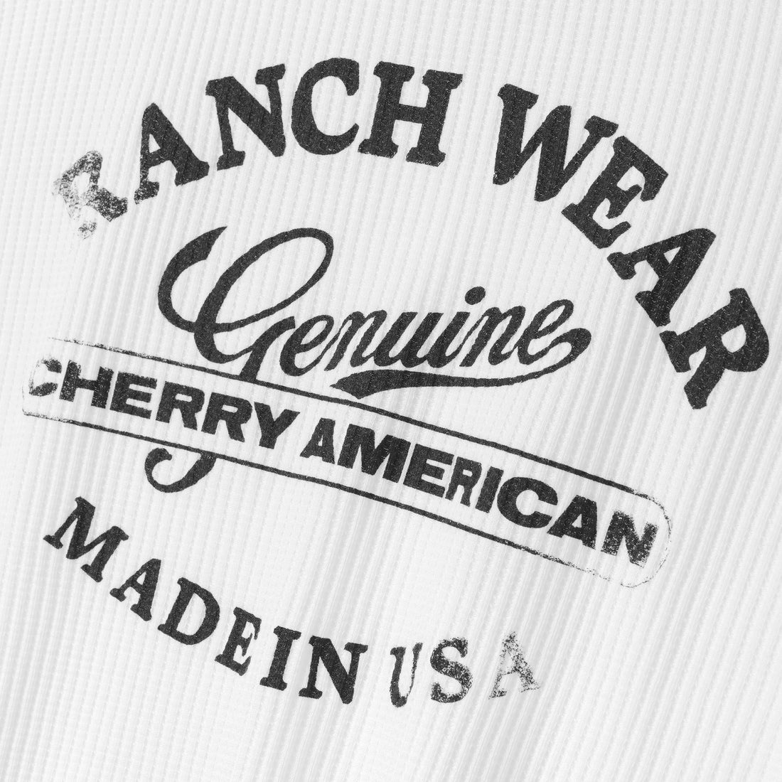 Ranchwear Boxy Thermal White Tees