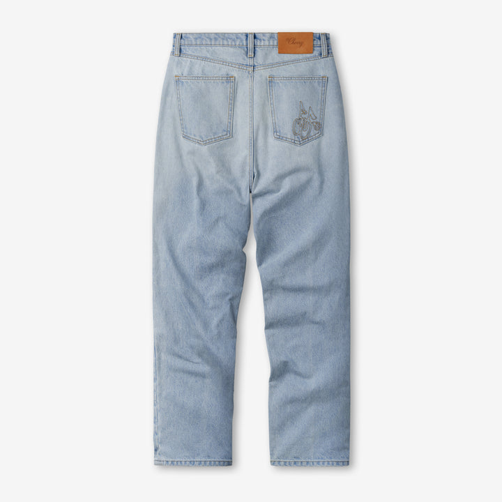 Relaxed 5 Pocket Jeans Light Wash